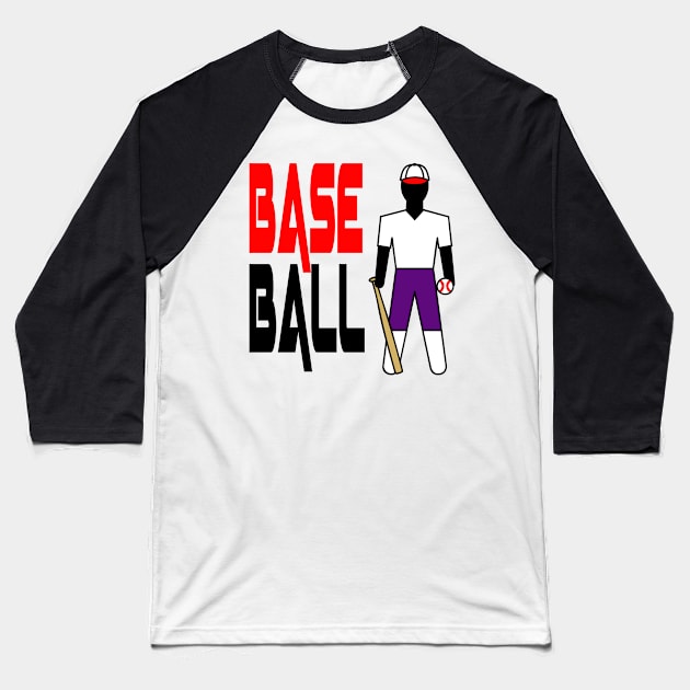 Base Ball Couple Baseball T-Shirt by arashbeathew